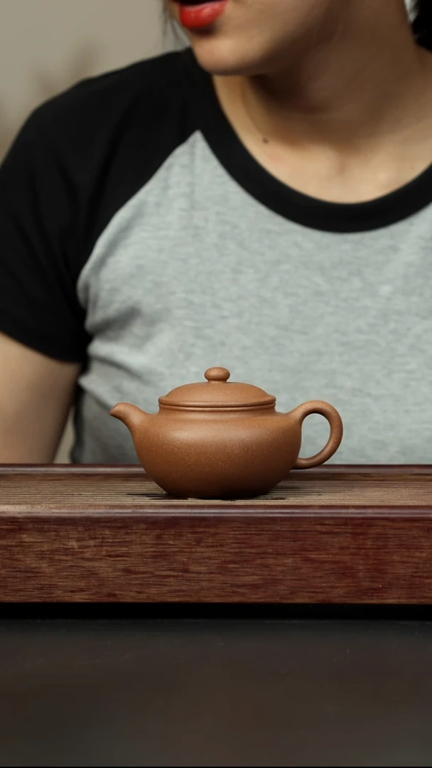 紫砂茶壶老段 永福莲子 全手工