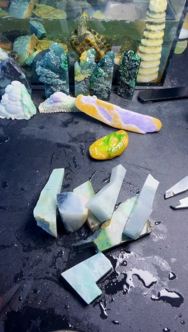 散珠翡翠天然翡翠060