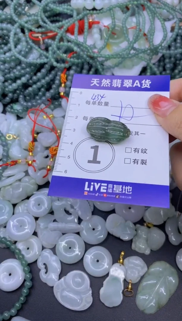 颈饰未镶嵌翡翠天然翡翠A货批量多样性发一件