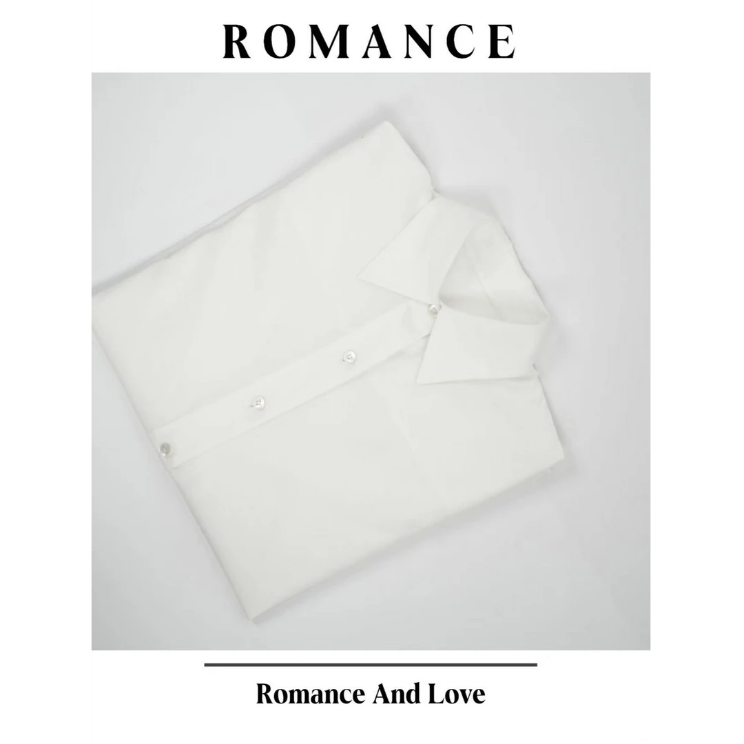 ROMANCE 南法佳人 意大利进口100棉百搭休闲衬衫