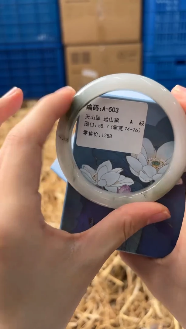 未镶嵌手镯石英质玉A-503