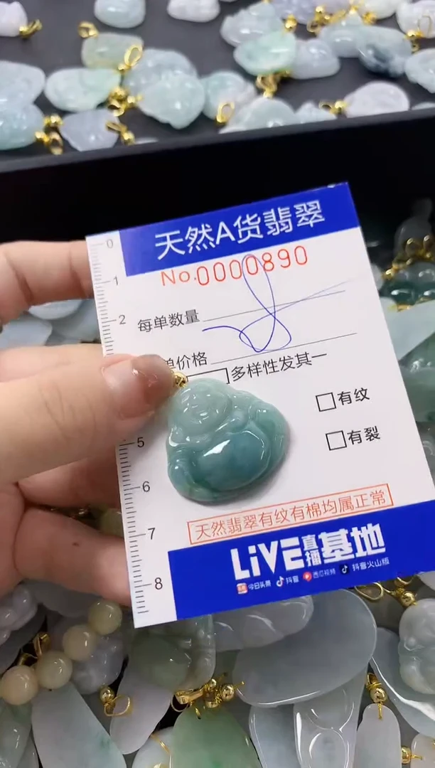 颈饰未镶嵌翡翠天然A货翡翠