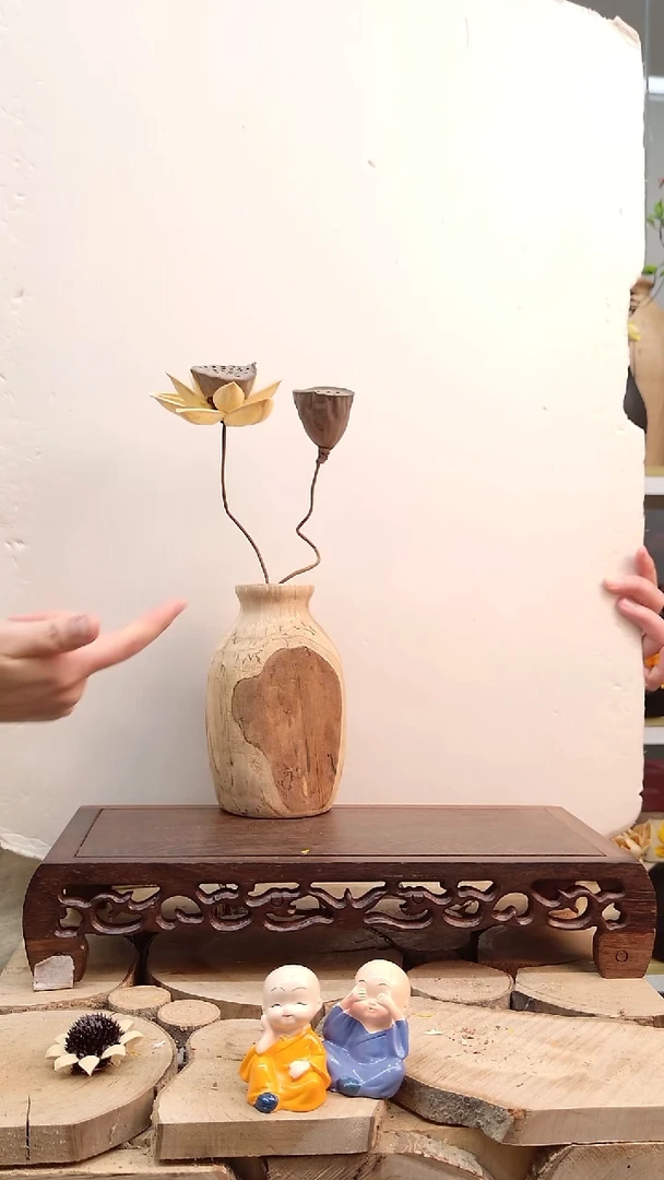 木实木花瓶直播间间