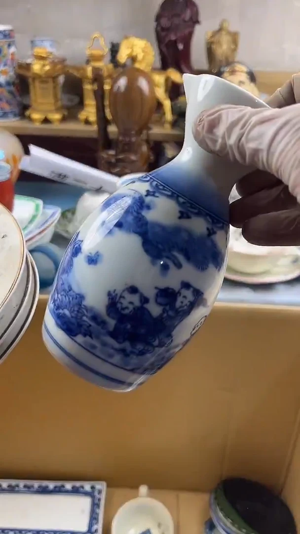 瓷片鱼***胧英歌瓷器满28包邮