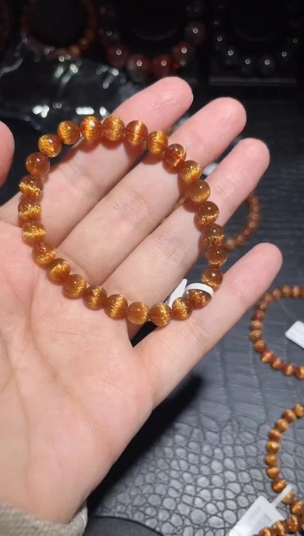 【闪购商品】水晶手链未镶嵌发晶单圈A7（多样性发其一）