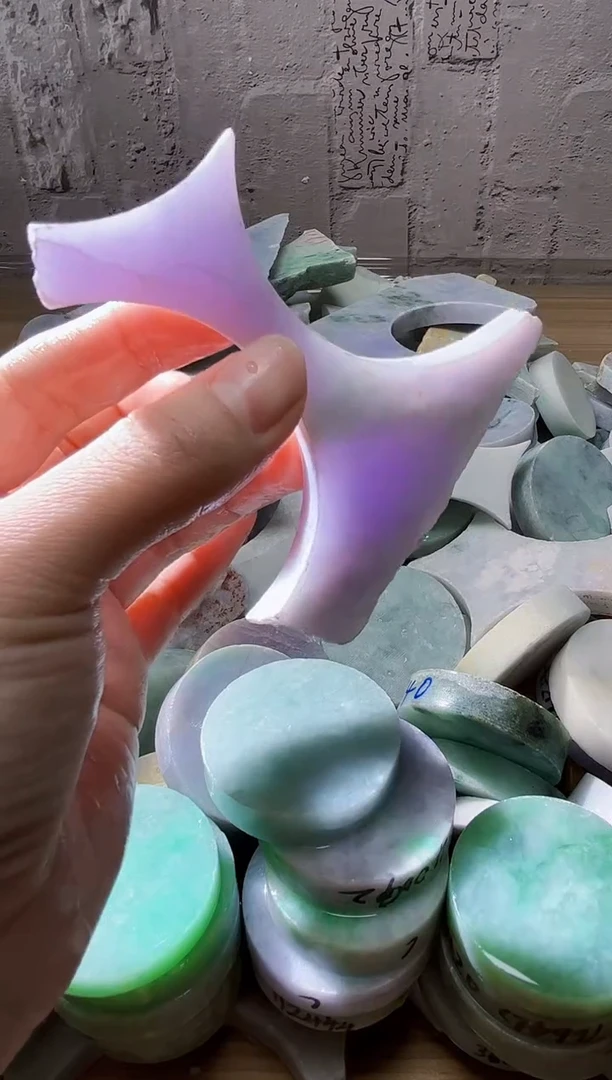 裸石翡翠天然翡翠A货玉 南 164