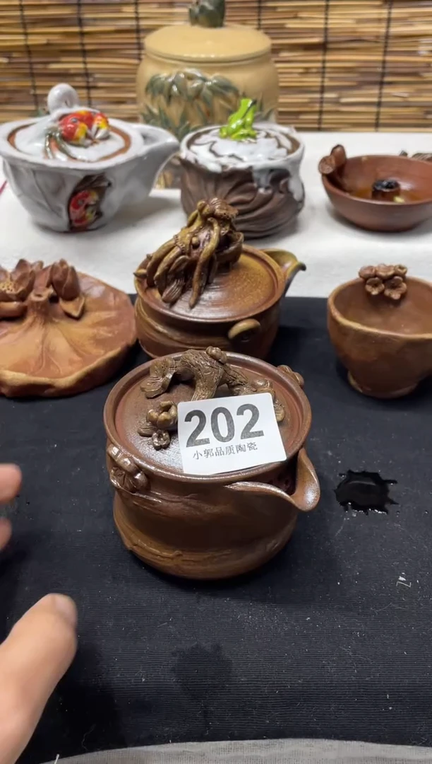 【闪购商品】杯202精美粗陶手工柴烧