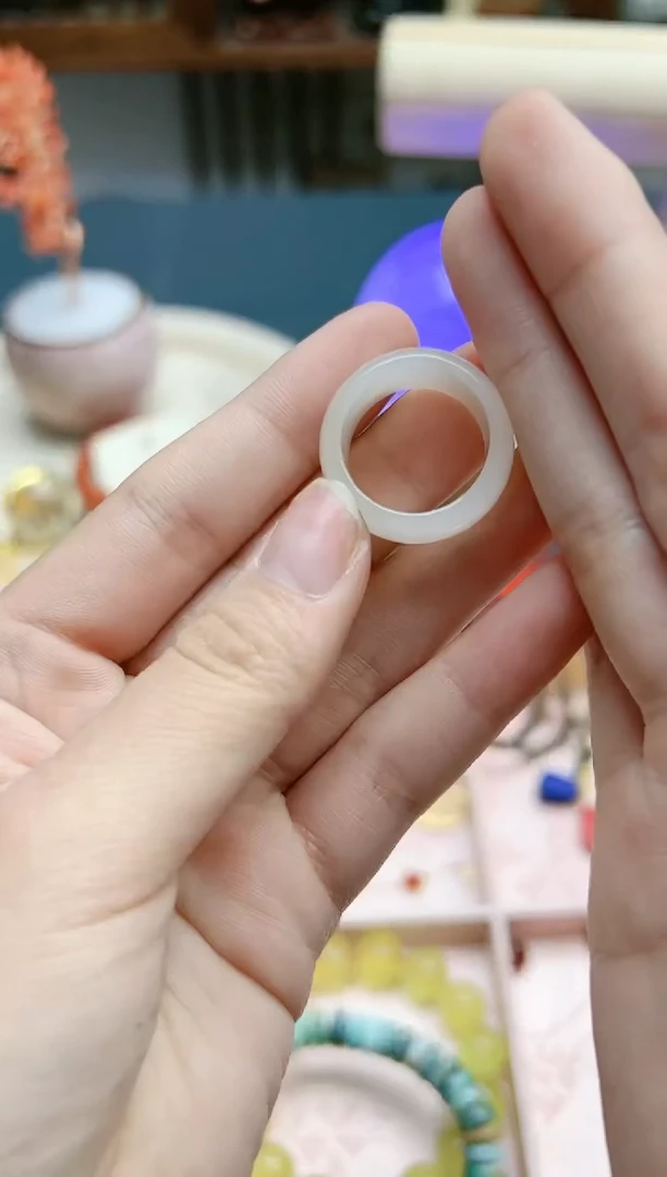 【闪购商品】和田玉指环未镶嵌和田玉16+#指环*1 BDD