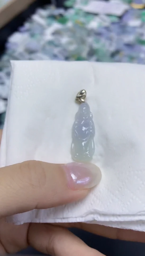 翡翠未镶嵌颈饰天然缅甸翡翠A货