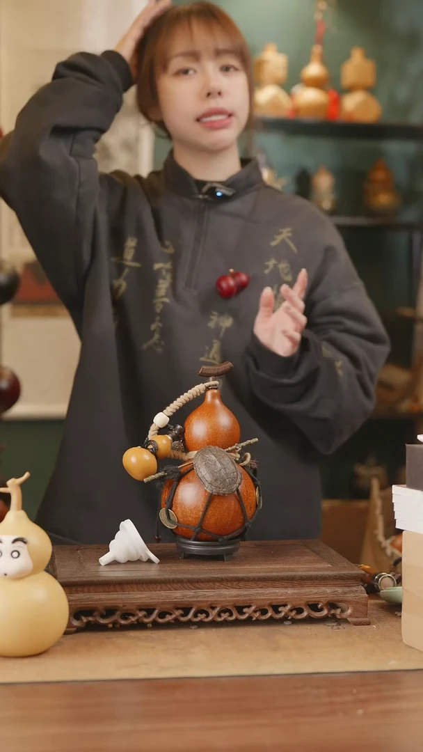 【闪购商品】120号精品天然大漆工艺防渗内胆酒葫芦~