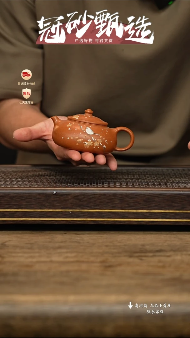 紫砂茶壶冠砂甄选53