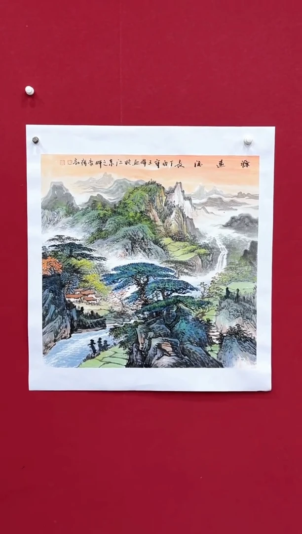 国画国画绘画山水花鸟