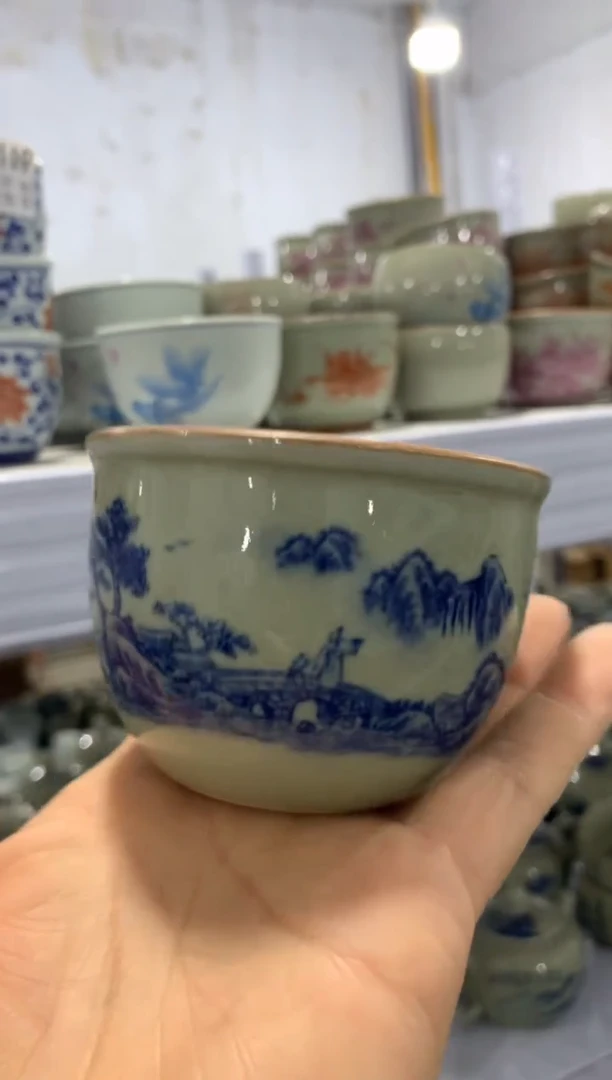 【新粉福利】汝窑茶壶盖碗茶杯主人杯微矿点