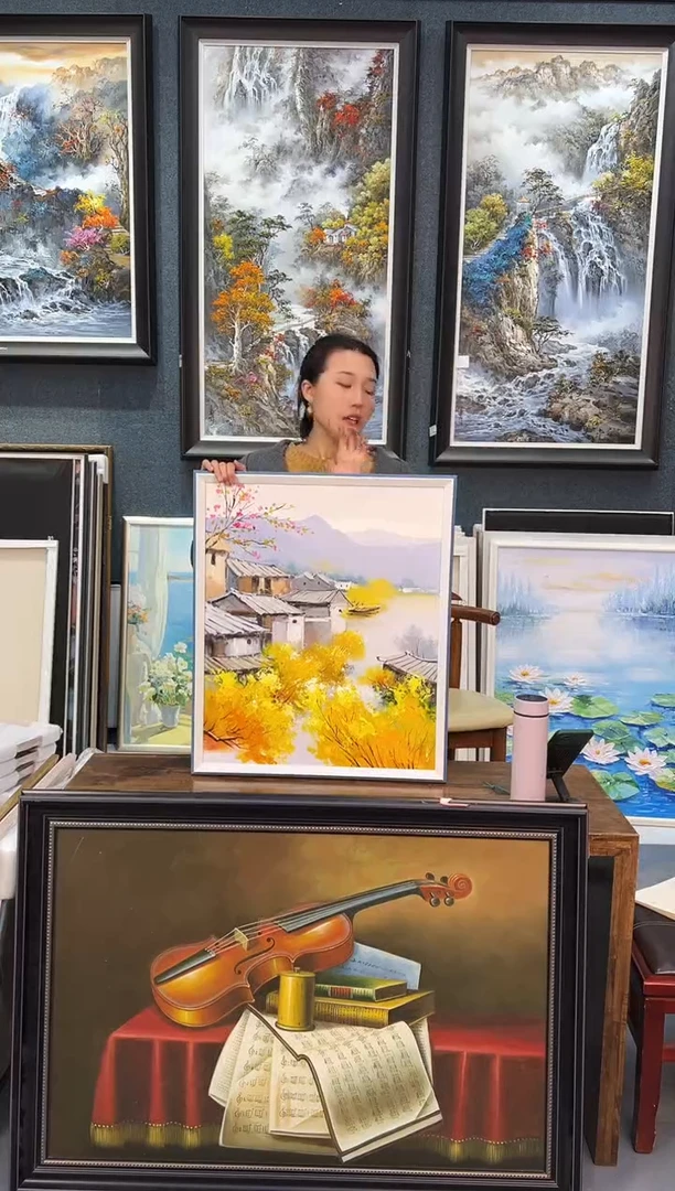【闪购商品】油画62号 50*60 乡村-手绘油画
