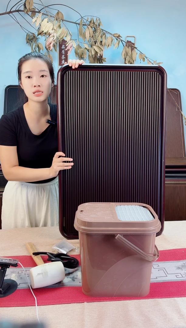 千川红色款式茶盘80*50*5