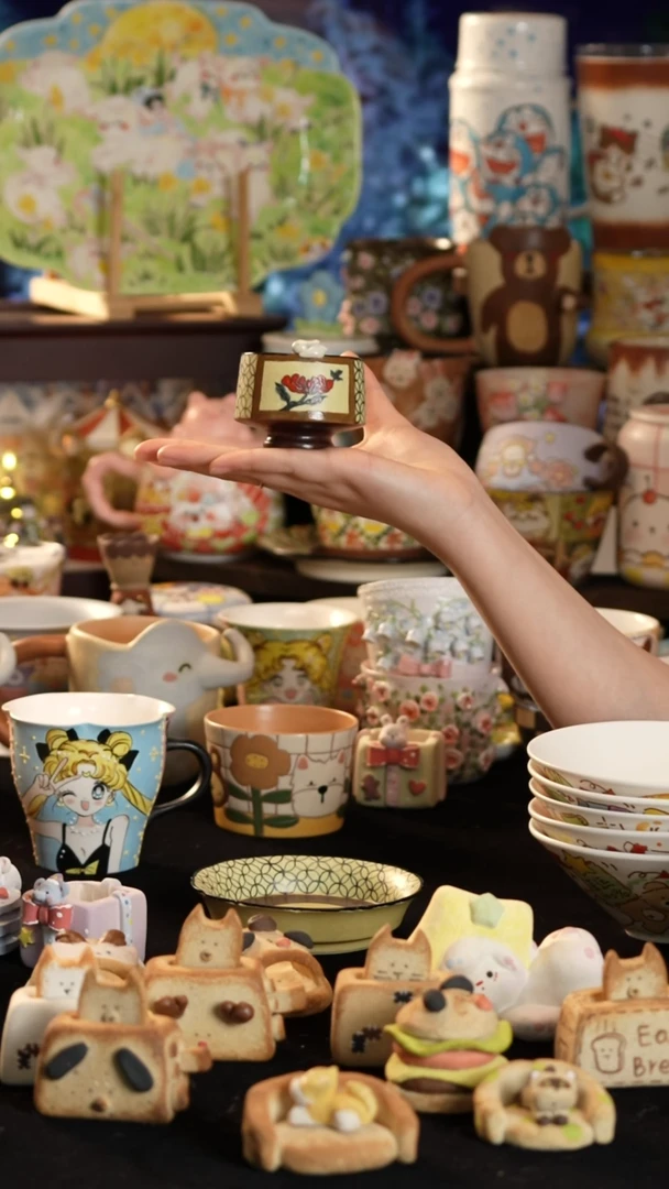 其他陶景德镇釉下彩手绘设计师款陶瓷