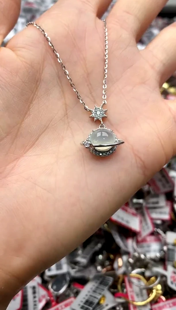 【闪购商品】翡翠戒指银S925镶嵌44444444    5
