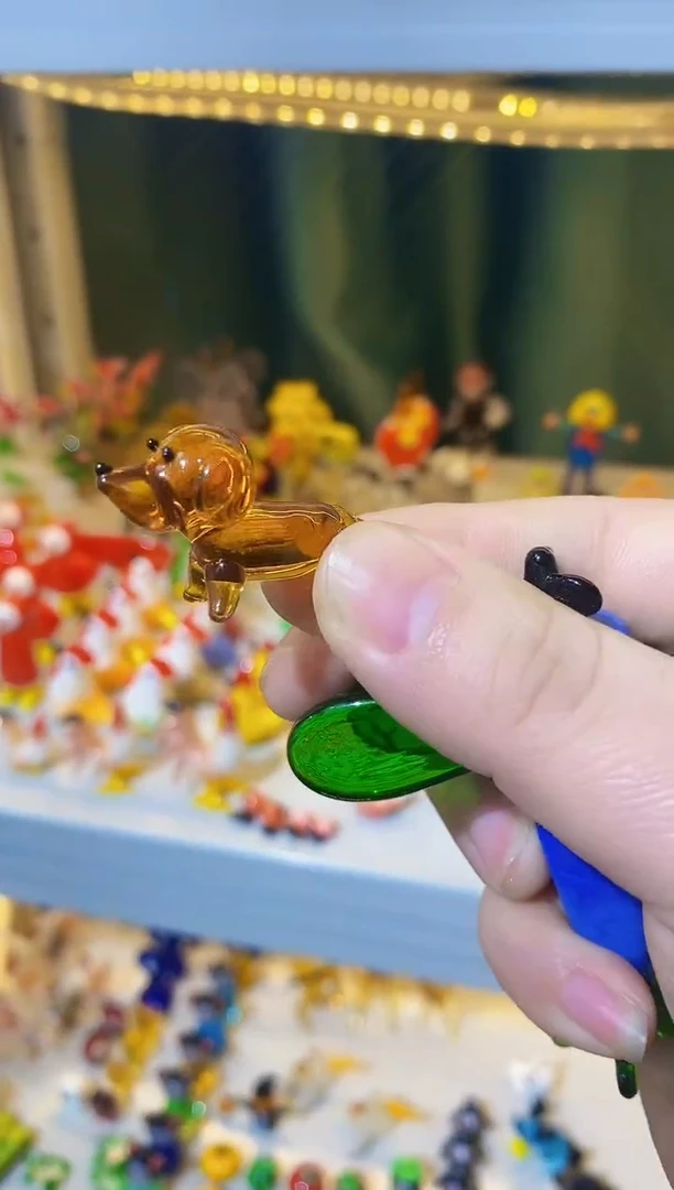 【闪购商品】琉璃手工艺品小狗