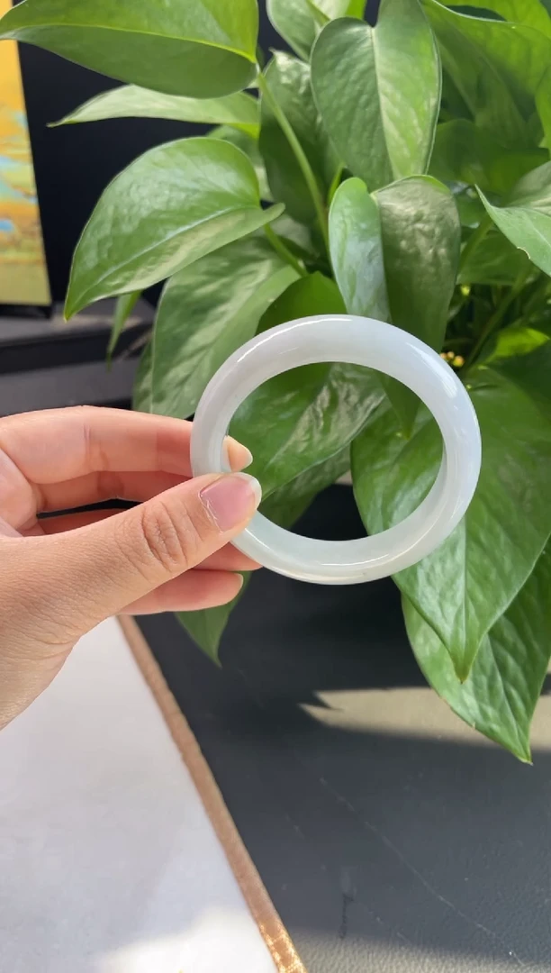 未镶嵌05#定制翡翠天然A货翡翠手镯53-55圈口