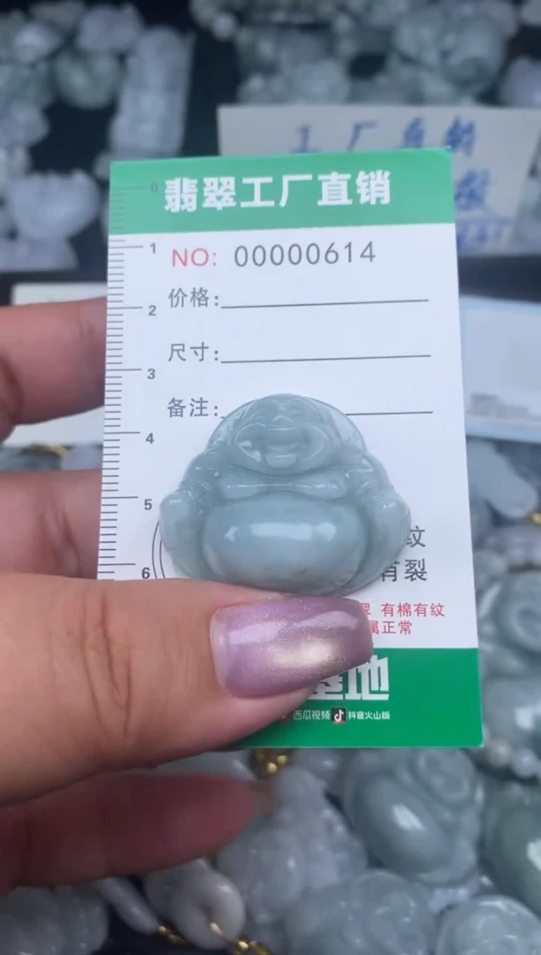 翡翠未镶嵌颈饰天然A货翡翠0614