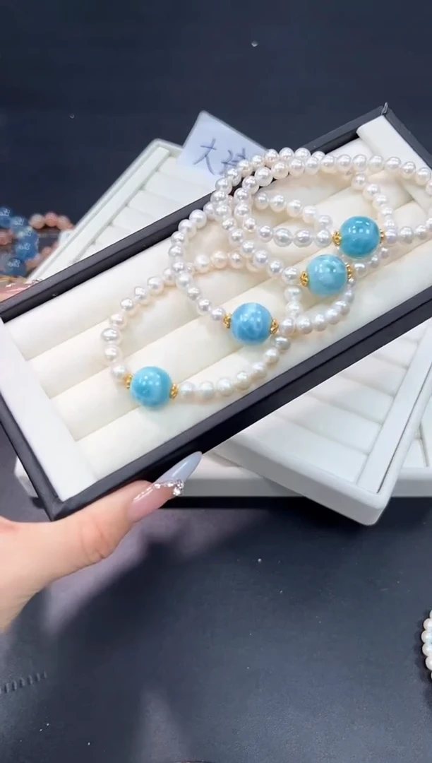 淡水珍珠手串未镶嵌66Y多样性发其一【1条】默认微瑕