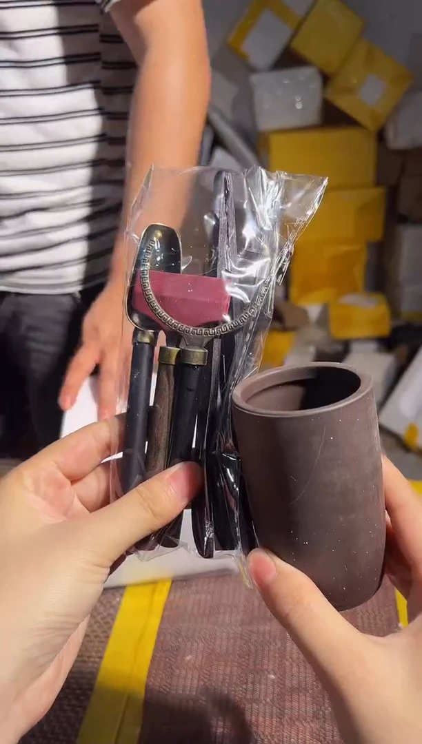陶瓷茶具摆件旅行套组