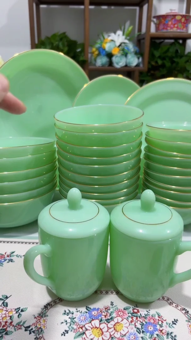 带盖子办公茶杯2个玉瓷