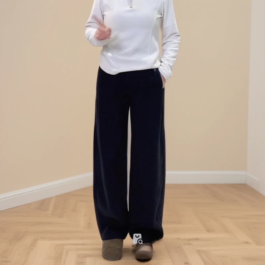 【内里婴儿绒】25357高甄精选直筒加绒裤（98左右）带腰带-王子修改