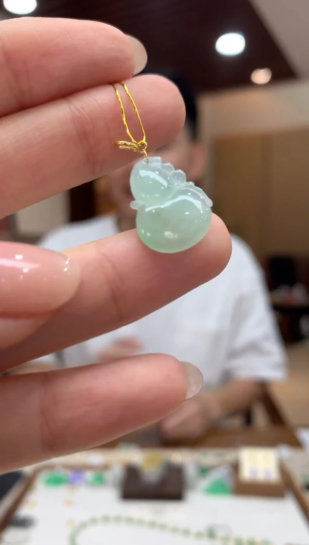 吊坠(不含链)未镶嵌翡翠葫芦