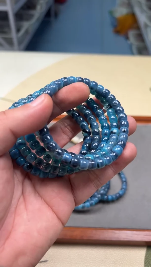 未镶嵌手串玛瑙/玉髓糖心单圈手串6332