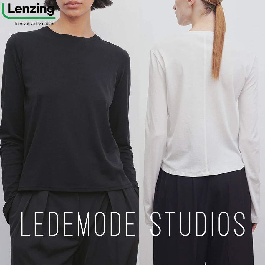 来末/【奥地利兰精莫代尔拉绒】秋冬雪绒温暖亲肤极简经典T恤