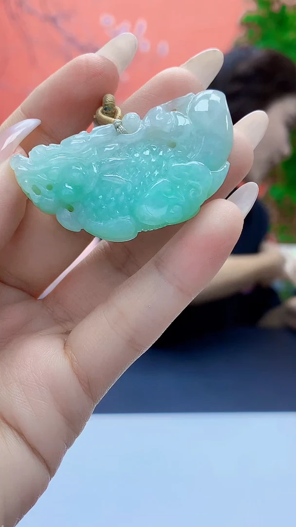 未镶嵌定制翡翠4829ty-毛货挂件155