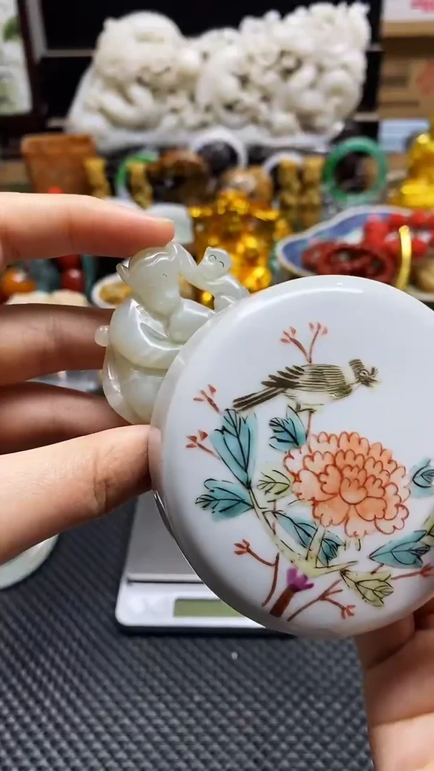 【闪购商品】瓷片瓷片瓷器 摆件1个