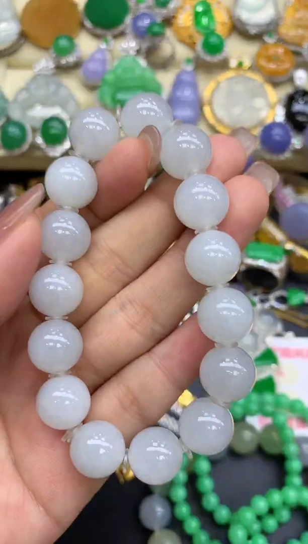 未镶嵌手串翡翠82-中国好珍宝