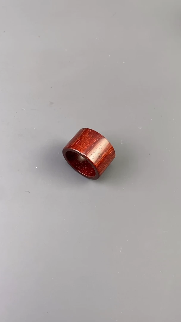 【闪购商品】檀香紫檀（小叶紫檀）把件印度小叶紫檀 扳指
