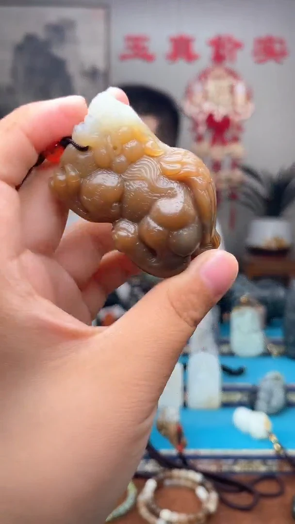 和田玉未镶嵌挂件1