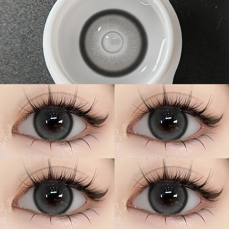 琪瞳【3副半年抛加购】麻薯情书贴美瞳大小直径半年抛隐形眼镜舒适