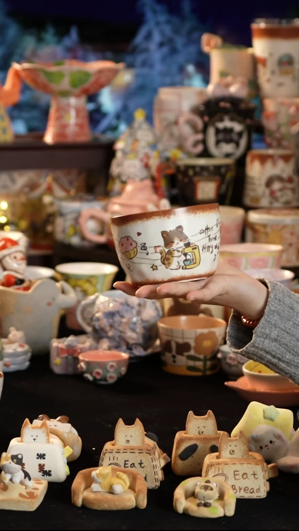 其他陶景德镇釉下彩手绘设计师款陶瓷