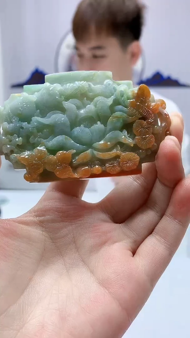 【闪购商品】定制翡翠未镶嵌4868ms-毛货189花