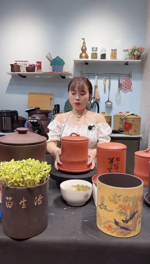 中号 红泥竹节款+紫砂托盘