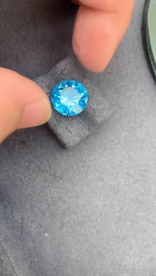 未镶嵌裸石托帕石12ct托帕AC