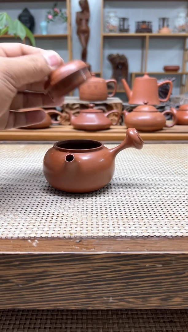 玄*原矿朱泥全手 芙蓉侧把 150cc