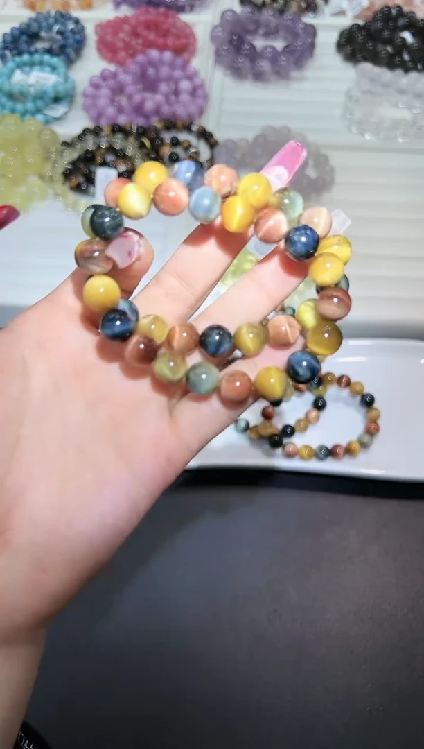 【闪购商品】木变石（虎睛石）手串未镶嵌86f多样性发其一/1条