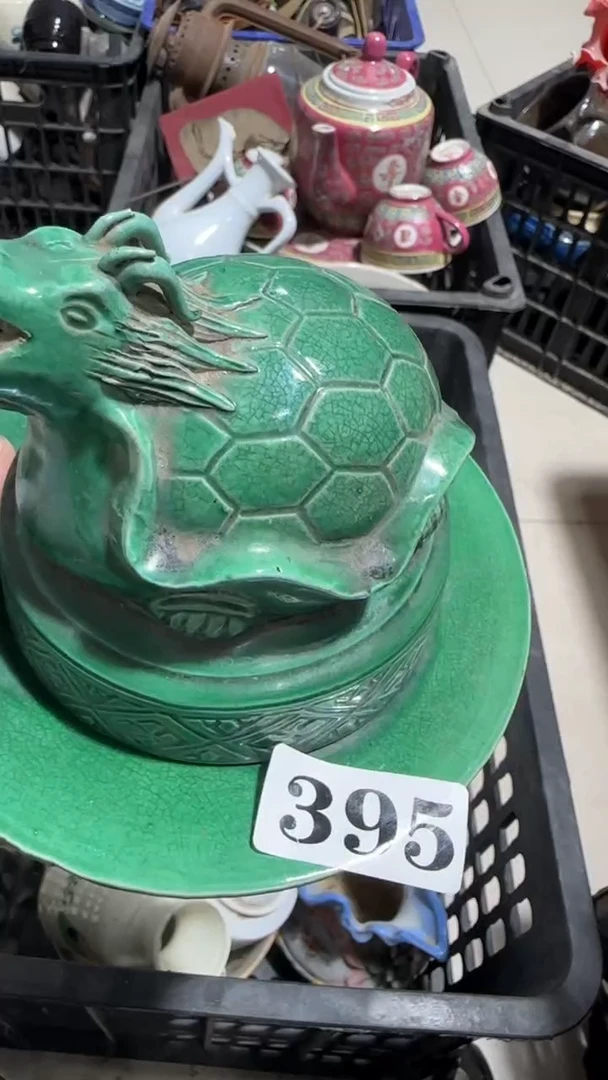 瓷片水**人亿容工艺品395