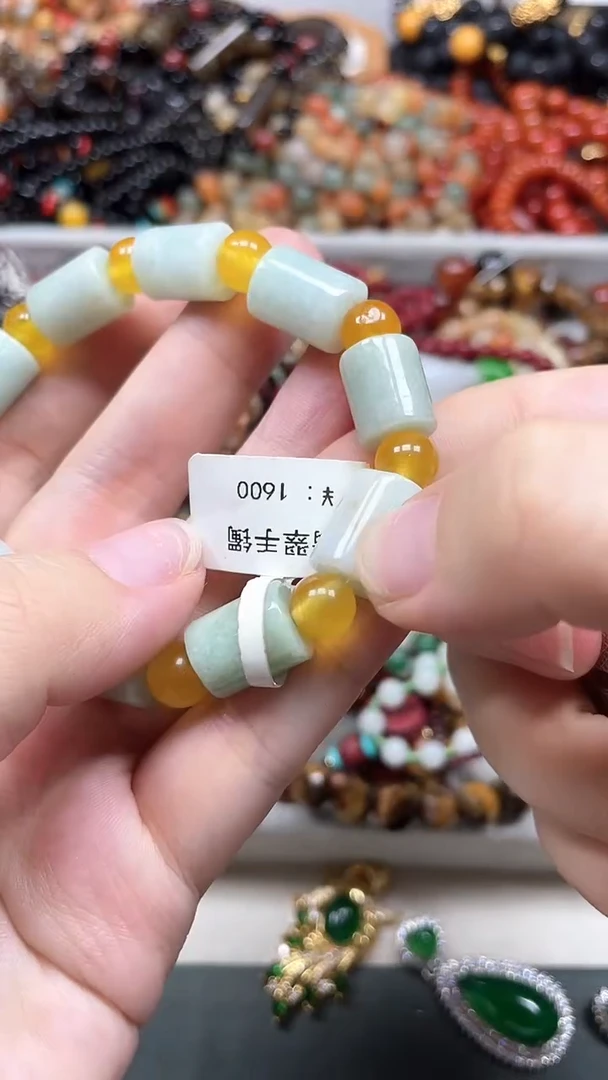 未镶嵌手串翡翠多样性发货拍一发一