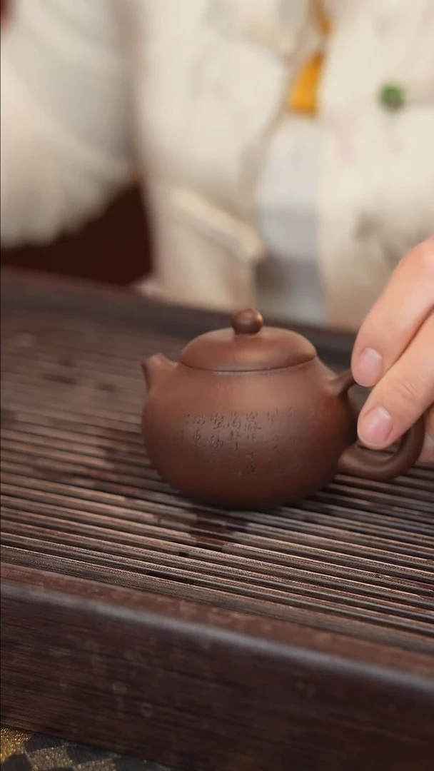 茶壶紫砂原矿手工制作宽口
