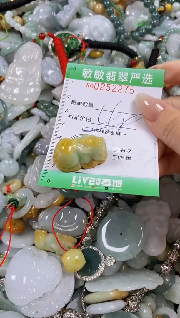 翡翠未镶嵌颈饰闪购0252275多样性发其一