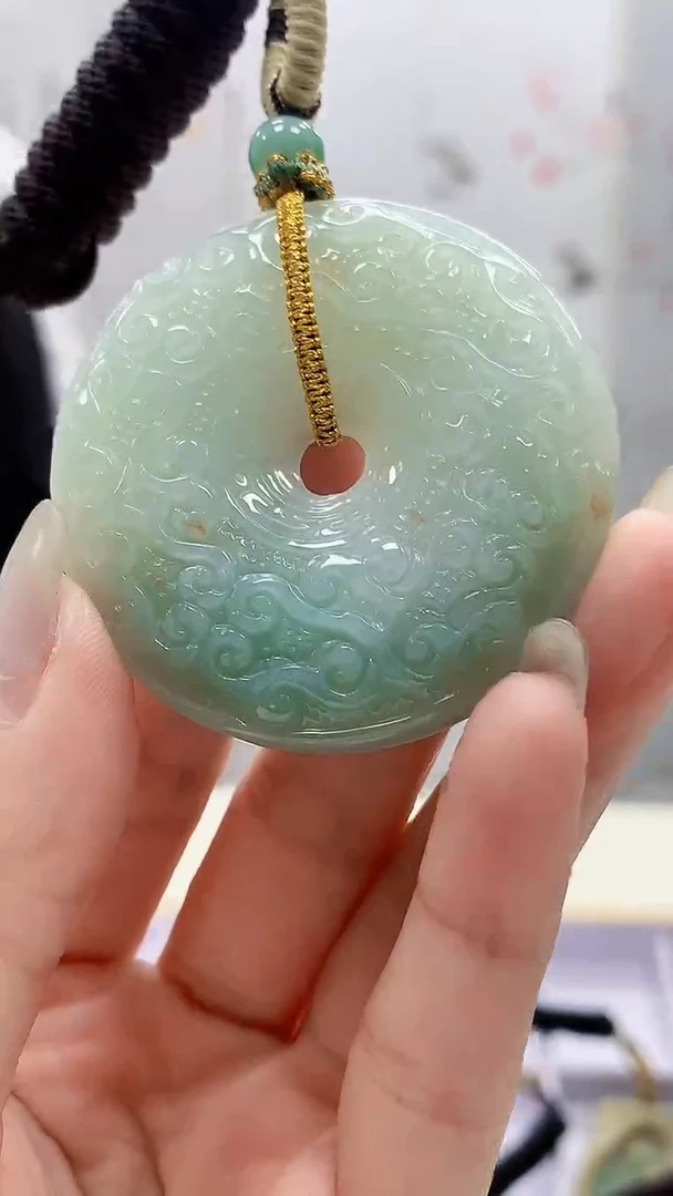 定制翡翠未镶嵌4898lr- 毛货挂件271