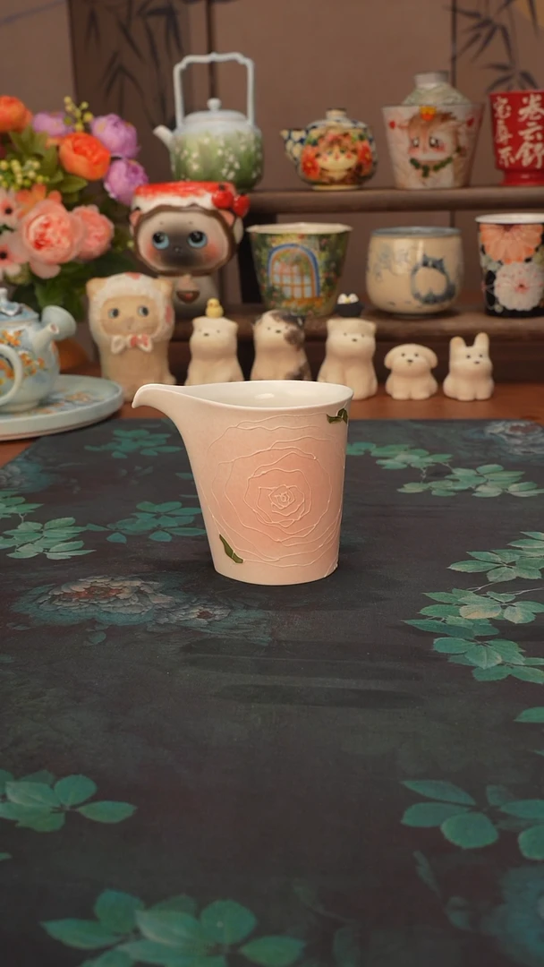 壹心  仙女粉玫瑰公道杯