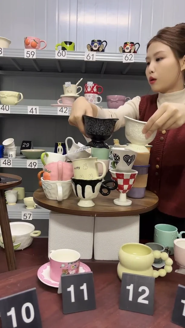 陶瓷无盖款陶瓷无盖款正品马克杯带礼盒一对